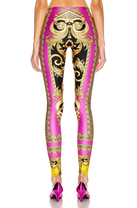 versace yellow tights|Versace pants outlet.